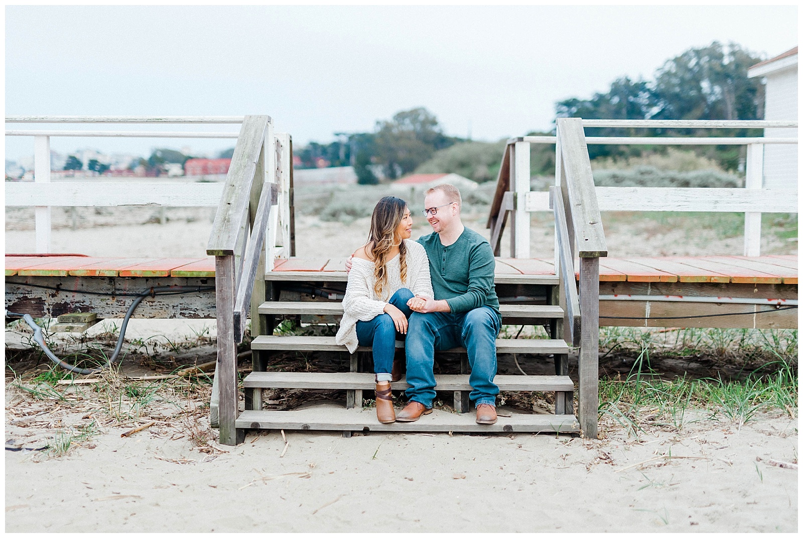 Crissy Beach Engagement Session